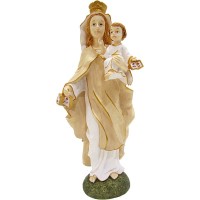 VIRGEN DE LA MERCED(DECORADA 19 CM)